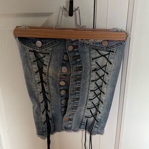 FASHION NOVA Denim Corset